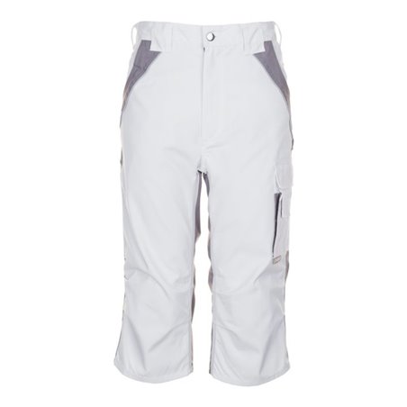 Planam 3/4 Hose Plaline reinweiß/zink