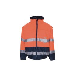 Planam Warnschutz-Comfortjacke EN471/343 orange/marine