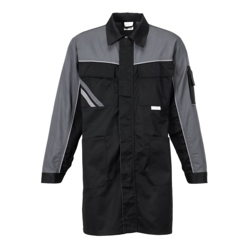Planam Berufsmantel Highline schwarz/schiefer/zink