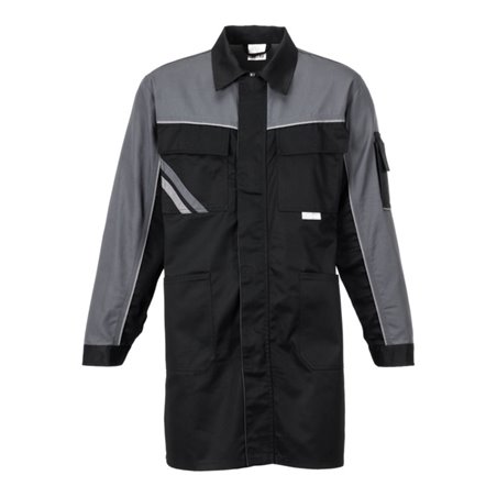 Planam Berufsmantel Highline schwarz/schiefer/zink