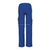 Planam Bundhose Basalt kornblau/rot