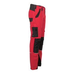 Planam Bundhose Norit Herren rot/schwarz