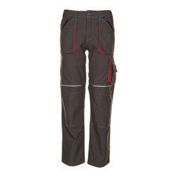 Planam Bundhose Basalt oliv/rot