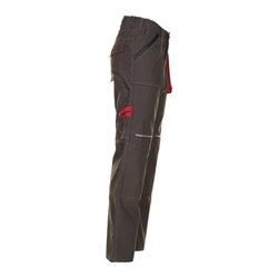 Planam Bundhose Basalt oliv/rot