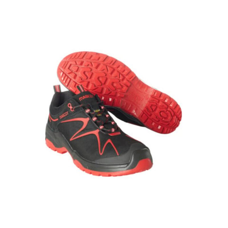 Mascot Sicherheitshalbschuh S3 mit Schnürsenkel Sicherheitshalbschuh S3 Sicherheitsschuhe schwarz/rot 10