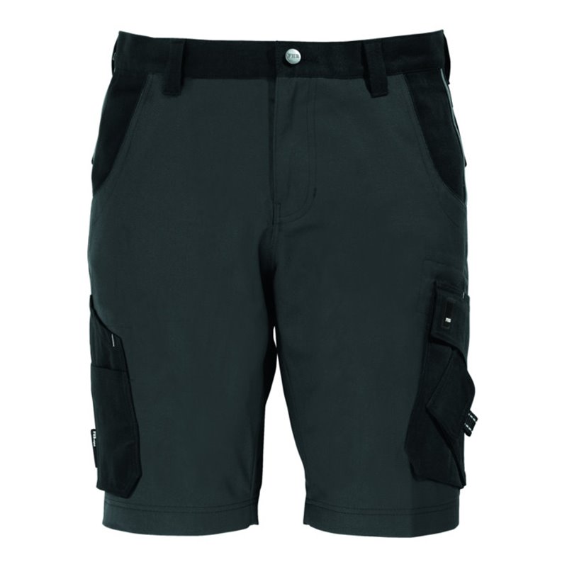 FHB Bermuda-Shorts Theo 130530 anthrazit/schwarz