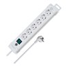 Brennenstuhl Steckdosenleiste 6-fach 1952260100 Premium-Line weiss 3m H05VV-F 3G1, 1952260100