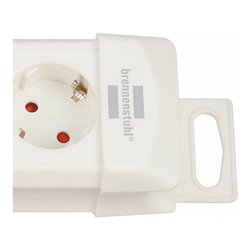 Brennenstuhl Steckdosenleiste 6-fach 1952260100 Premium-Line weiss 3m H05VV-F 3G1, 1952260100