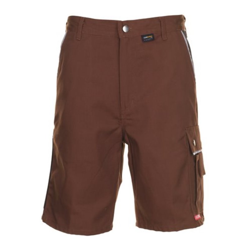 Planam Shorts Canvas 320 braun/schwarz