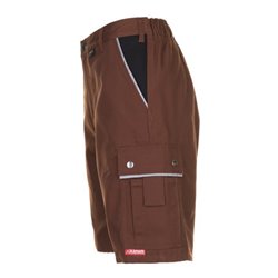 Planam Shorts Canvas 320 braun/schwarz