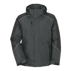 Planam Jacke Outdoor Desert grau/schwarz