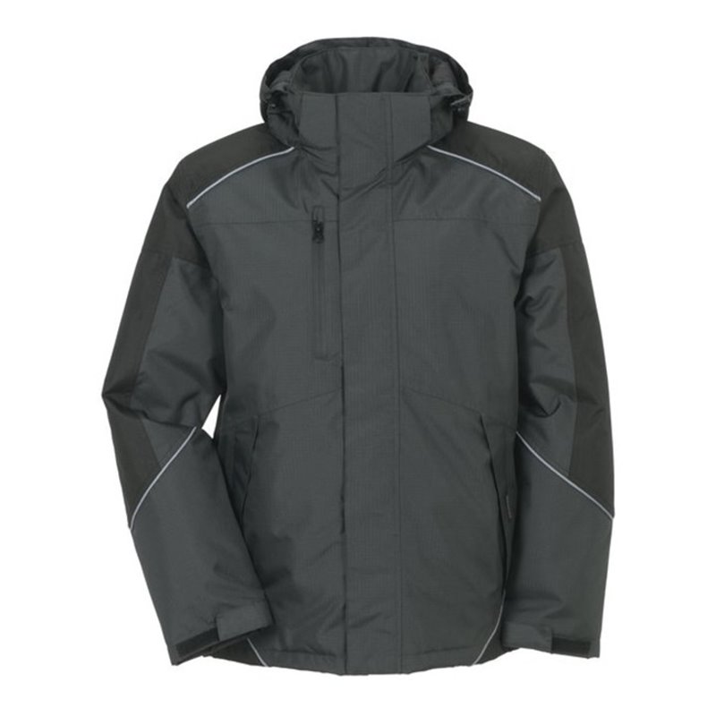 Planam Jacke Outdoor Desert grau/schwarz