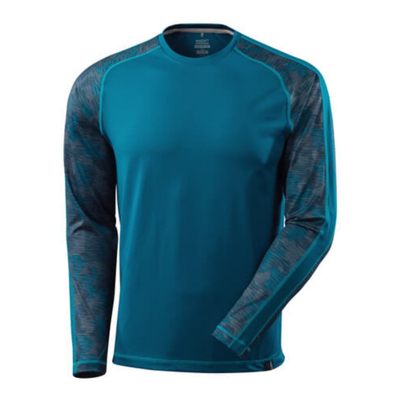 Mascot T-Shirt, Langarm, feuchtigkeitstransportierend T-shirt Dunkelpetroleum