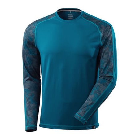 Mascot T-Shirt, Langarm, feuchtigkeitstransportierend T-shirt Dunkelpetroleum