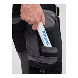 Pionier Bundhose TOOLS, schwarz/grau