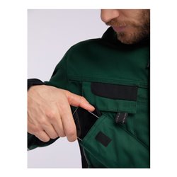 Pionier Bundjacke TOOLS PLUS, grün/schwarz