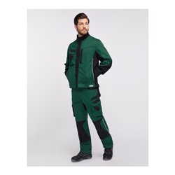 Pionier Bundjacke TOOLS PLUS, grün/schwarz