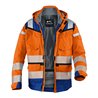 Kübler PSA Reflectiq Jacke 1307 warnorange/kornblumenblau