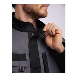 Pionier Bundjacke TOOLS, grau/schwarz