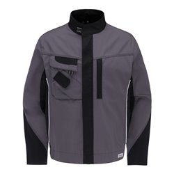 Pionier Bundjacke TOOLS, grau/schwarz