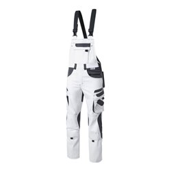 Pionier Latzhose TOOLS, weiß/grau