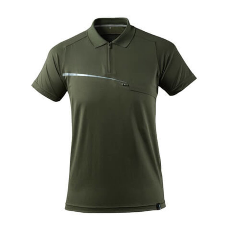 Mascot Polo-Shirt, feuchtigkeitstransportierend Polo-shirt moosgrün