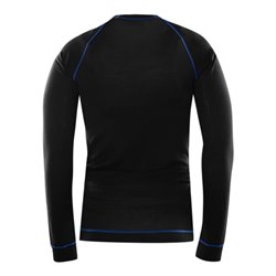 Fristads T-Shirt aus Wolle Langarm 7517 MW Schwarz (Herren)