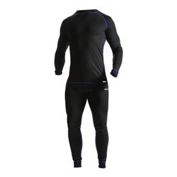 Fristads T-Shirt aus Wolle Langarm 7517 MW Schwarz (Herren)