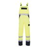 Planam Warnschutz-Latzhose gelb/marine
