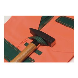 Planam Warnschutz-Latzhose gelb/marine