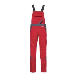 Planam Latzhose Highline Damen rot/schiefer