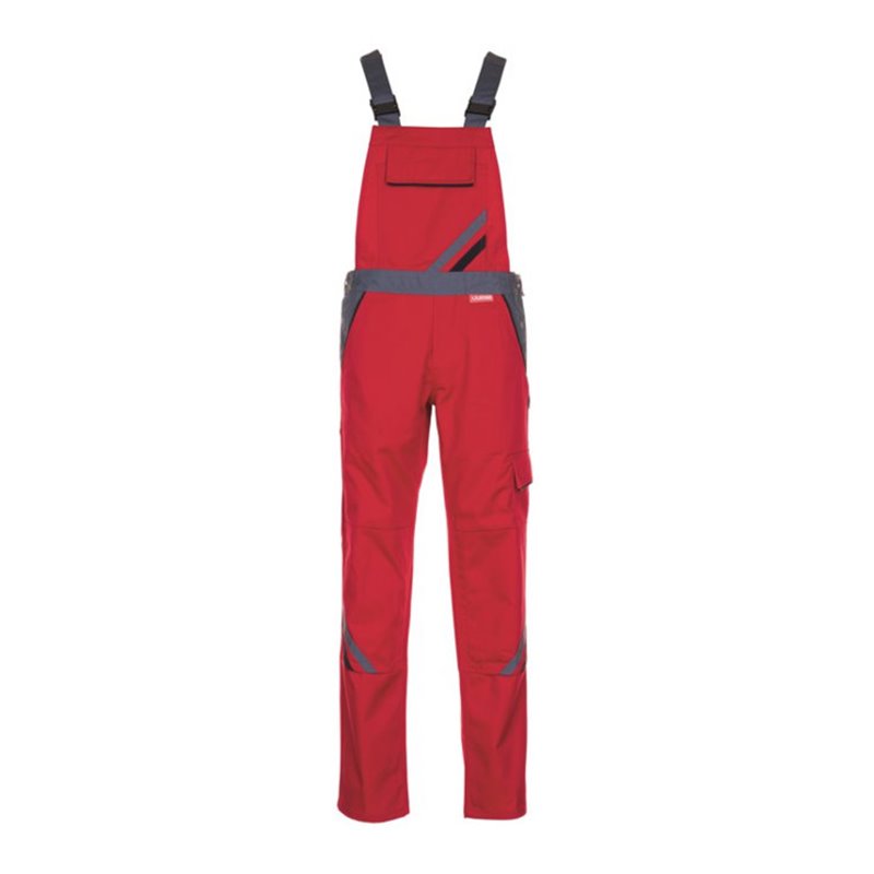 Planam Latzhose Highline Damen rot/schiefer