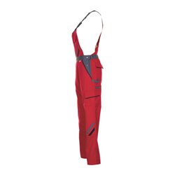 Planam Latzhose Highline Damen rot/schiefer