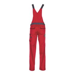 Planam Latzhose Highline Damen rot/schiefer