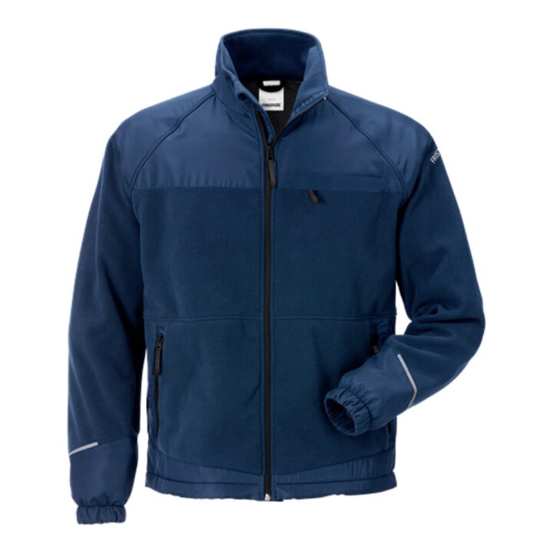 Fristads Winddichte Fleecejacke 4411 FLE Dunkelblau (Herren)
