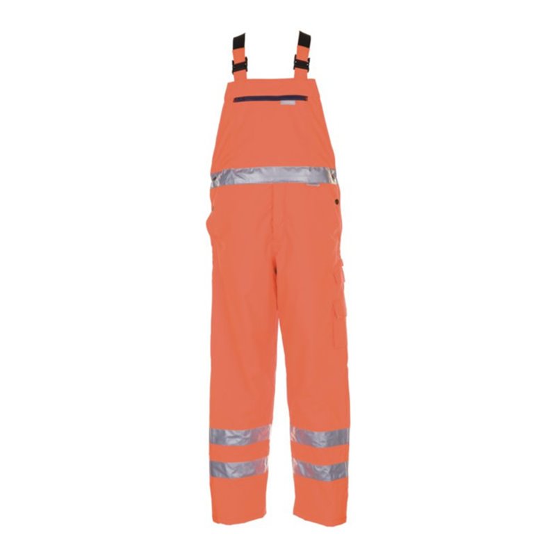 Planam Warnschutz-Winterlatzhose uni orange