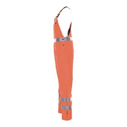 Planam Warnschutz-Winterlatzhose uni orange