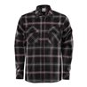 Fristads Flanellhemd Langarm 7421 MSF Schwarz (Herren)