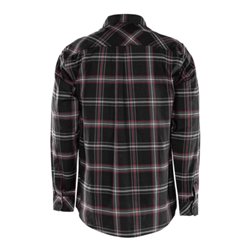 Fristads Flanellhemd Langarm 7421 MSF Schwarz (Herren)