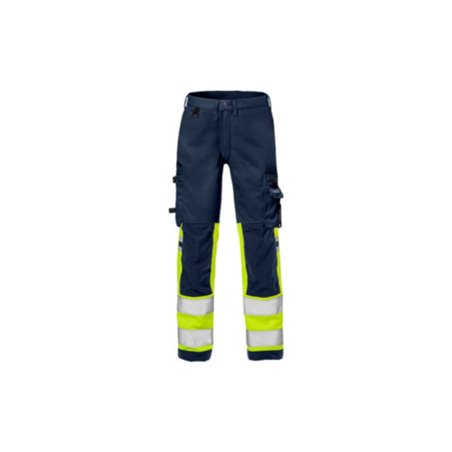 Fristads High Vis Stretch-Hose Kl. 1 2615 PLUS Dunkelblau (Herren)