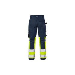 Fristads High Vis Stretch-Hose Kl. 1 2615 PLUS Dunkelblau (Herren)