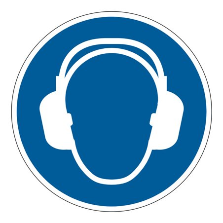 Durable Sicherheitskennzeichen ''Gehörschutz benutzen''