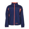 Planam Softshelljacke Basalt Neon marine/orange