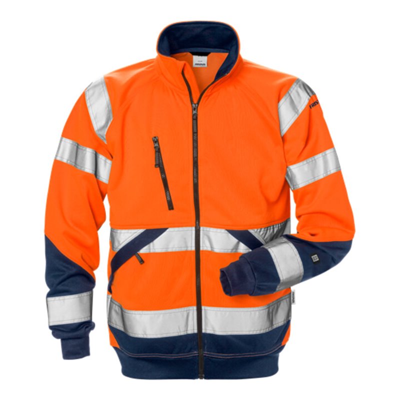 Fristads High Vis Sweatjacke Kl. 3 7426 SHV Orange (Herren)