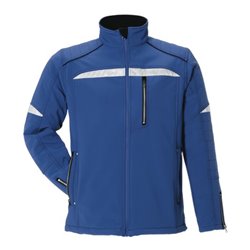 Planam Softshelljacke DuraWork kornblau/schwarz