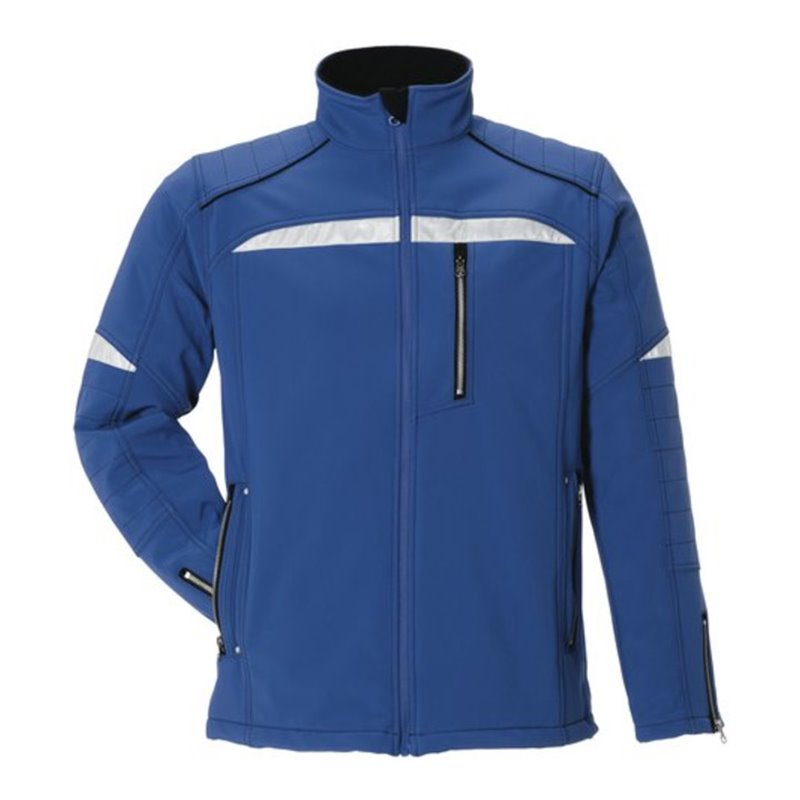 Planam Softshelljacke DuraWork kornblau/schwarz