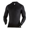 Fristads Zipper-T-Shirt Langarm 789 OF Schwarz (Herren)