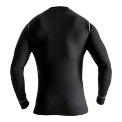 Fristads Zipper-T-Shirt Langarm 789 OF Schwarz (Herren)