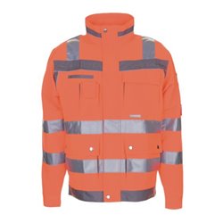 Planam Warnschutz Blouson Plaline orange/zink