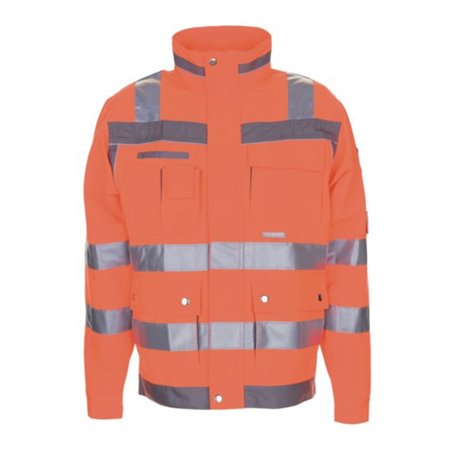 Planam Warnschutz Blouson Plaline orange/zink